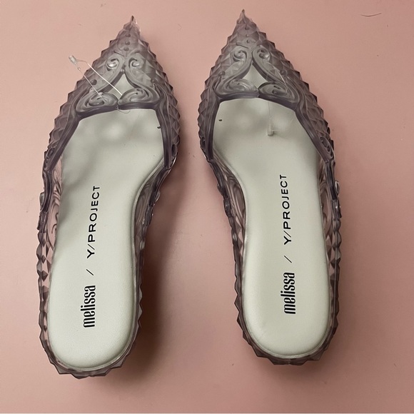 Melissa Court Shoe Y Project Clear Heels Size 7 - Picture 14 of 16